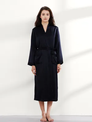 19 Momme Silk Long Robe
