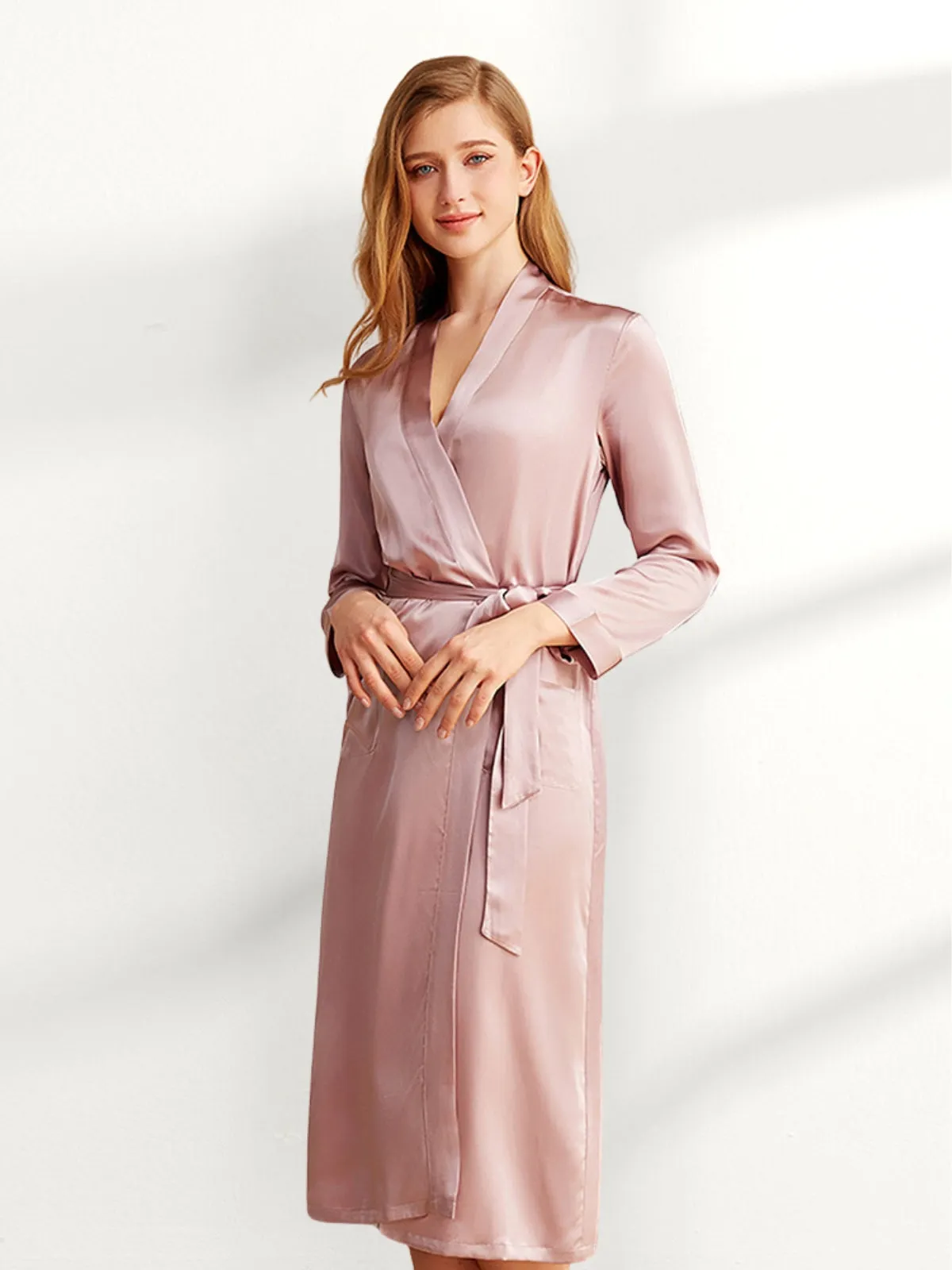 19 Momme Silk Long Robe