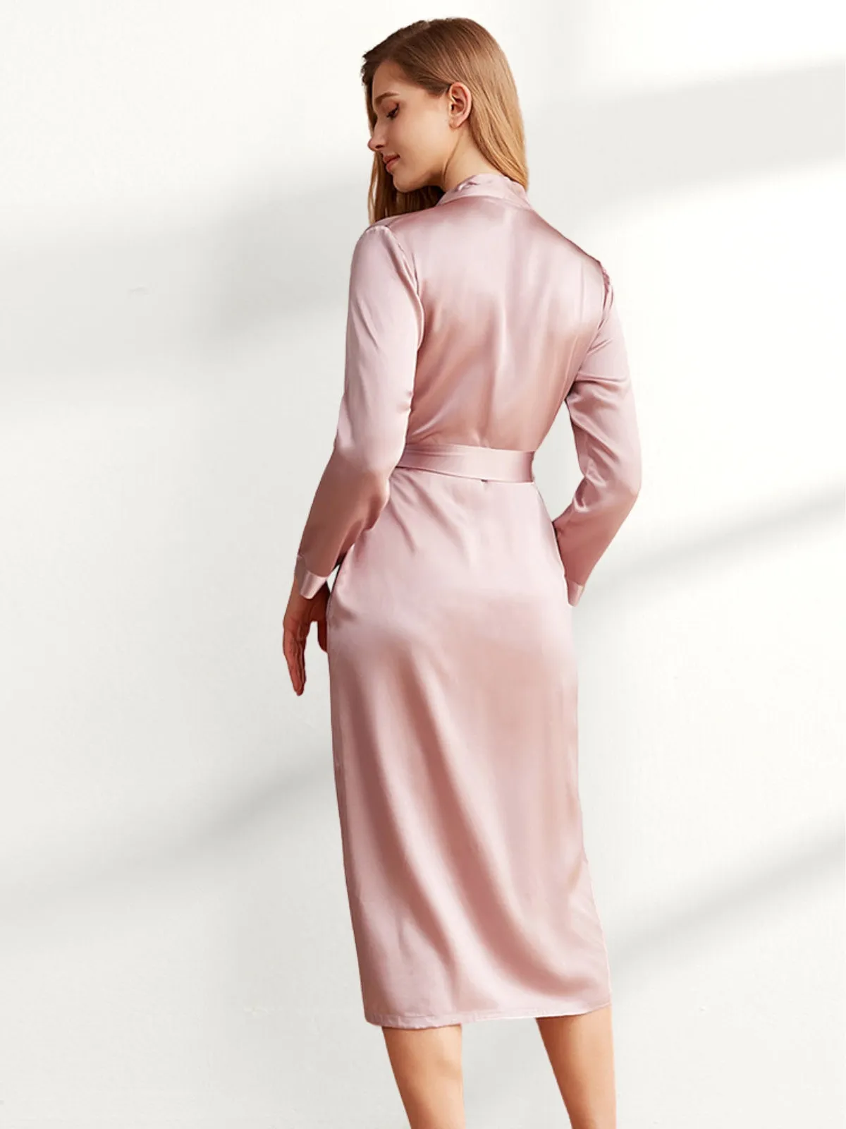 19 Momme Silk Long Robe