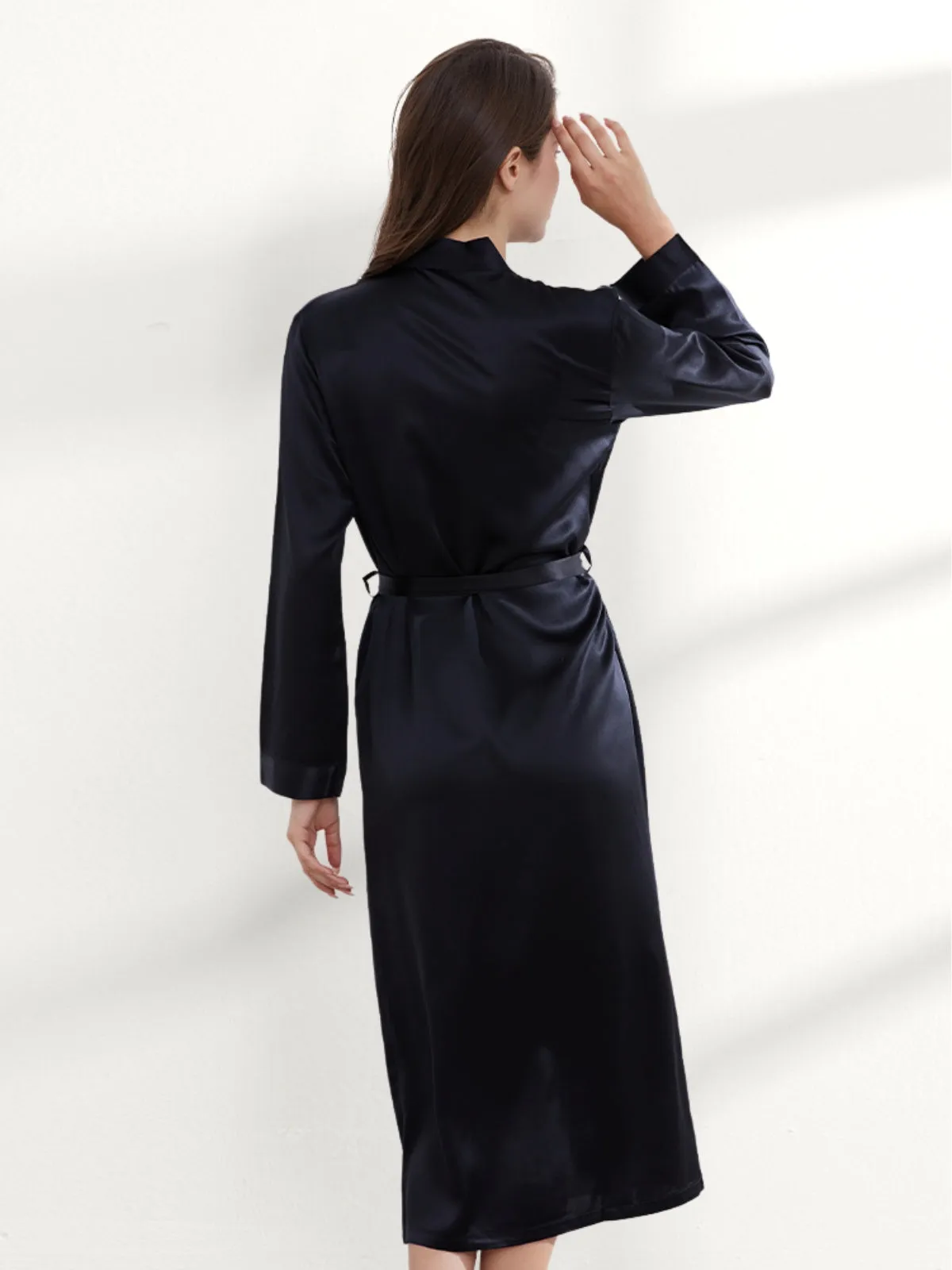 19 Momme Silk Long Robe