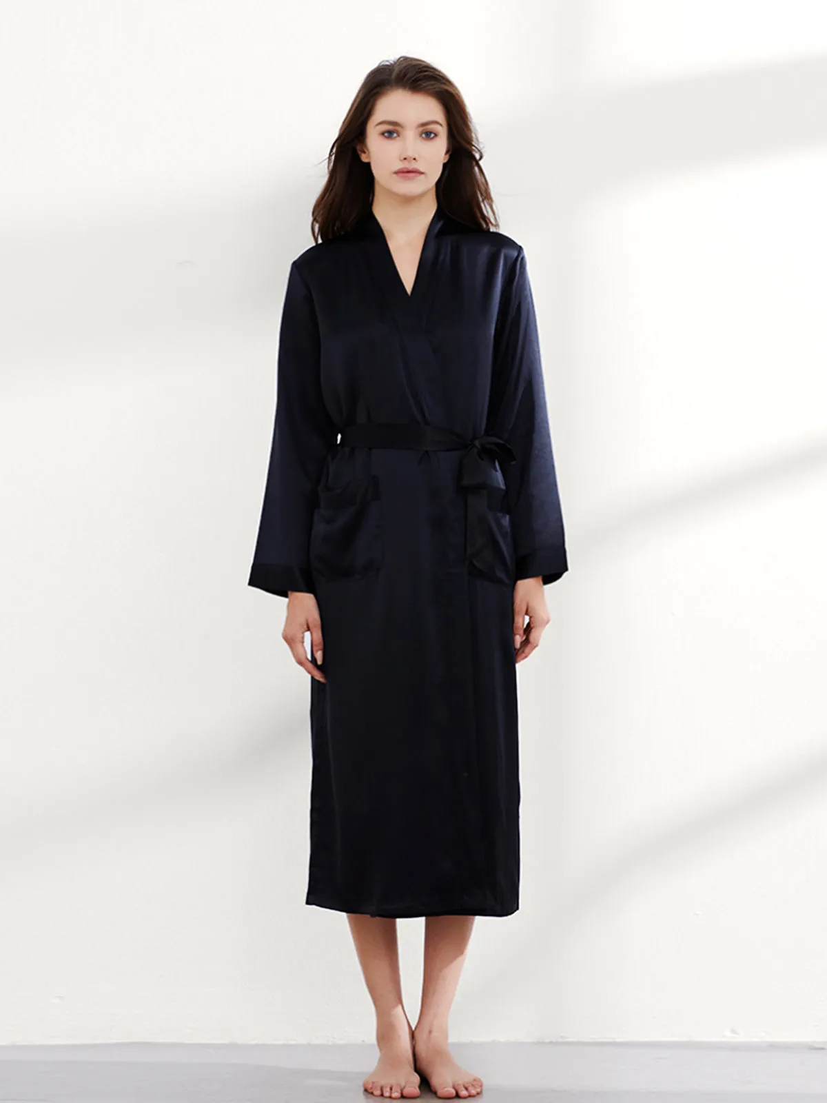 19 Momme Silk Long Robe