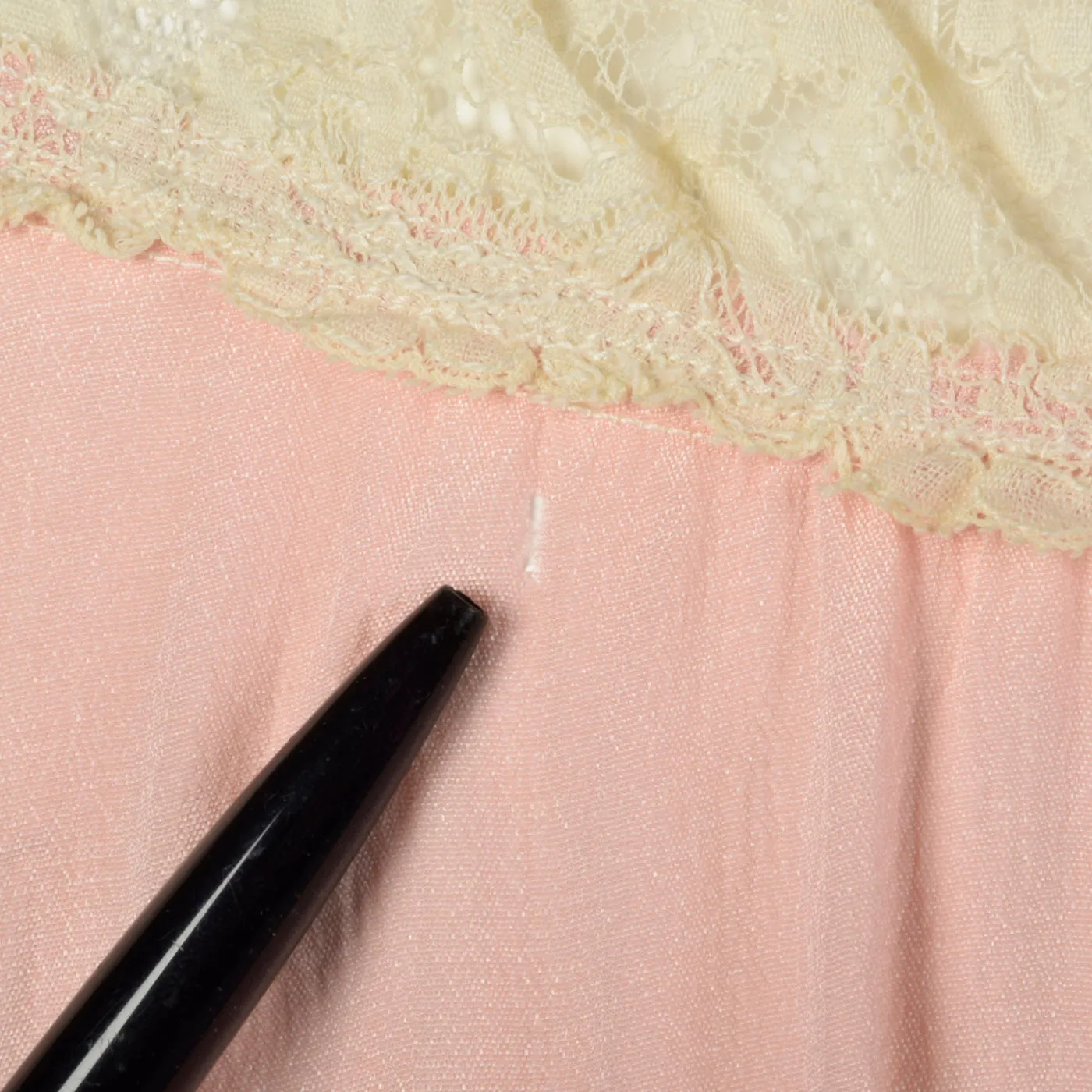 1920s Pink Silk Nightgown with Belt