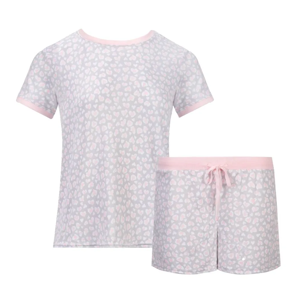 2 Pack Loungewear Hacci Shorts Set