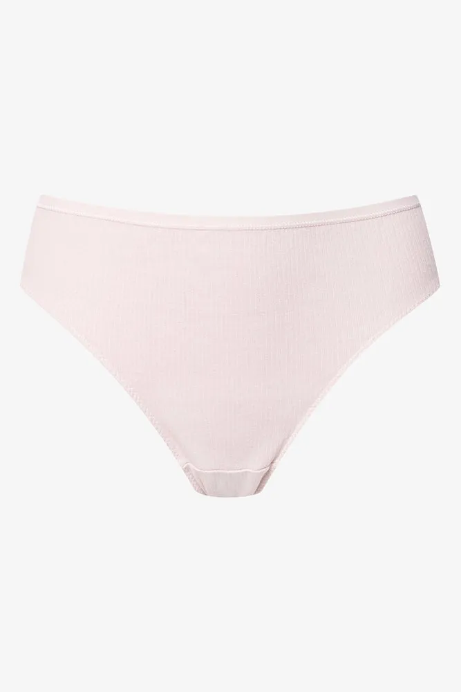 3 Pack Brazilian Panties Dark Grey, Light Pink & Cream