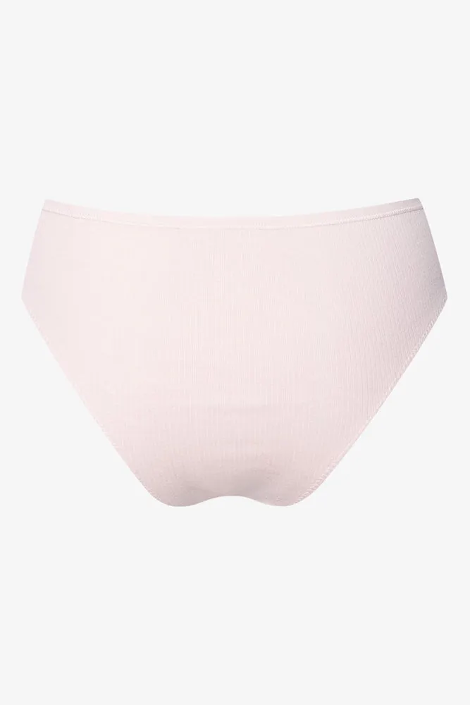 3 Pack Brazilian Panties Dark Grey, Light Pink & Cream