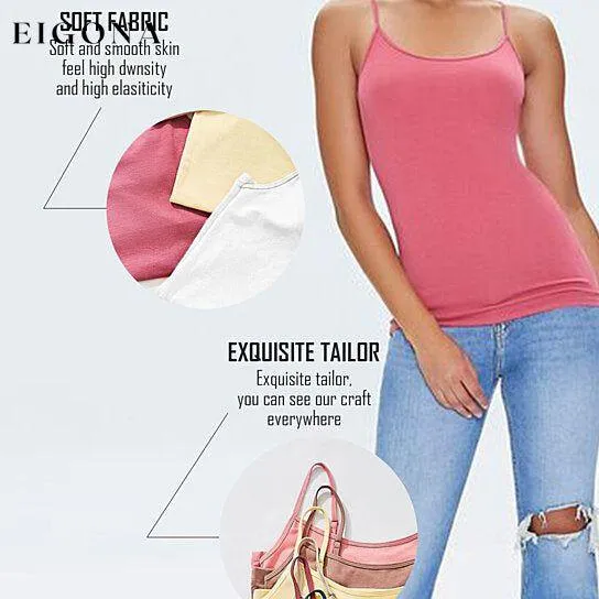 3-Pack: Mystery Deal: Women's Stretchy Camisole Spaghetti Strap Tank Top