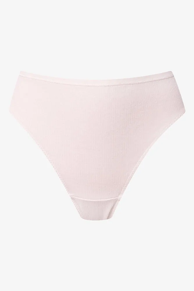 3 Pack Thongs Pink, Natural And Dark Grey