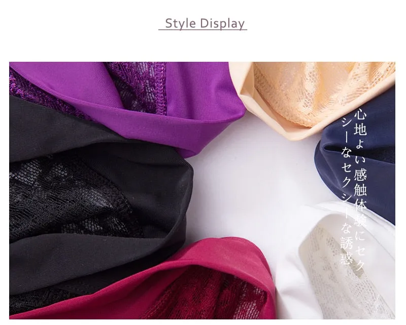 3 Pack Ultra Soft Lace Panties Thongs G Strings Seamless Underwear  Panty Briefs
