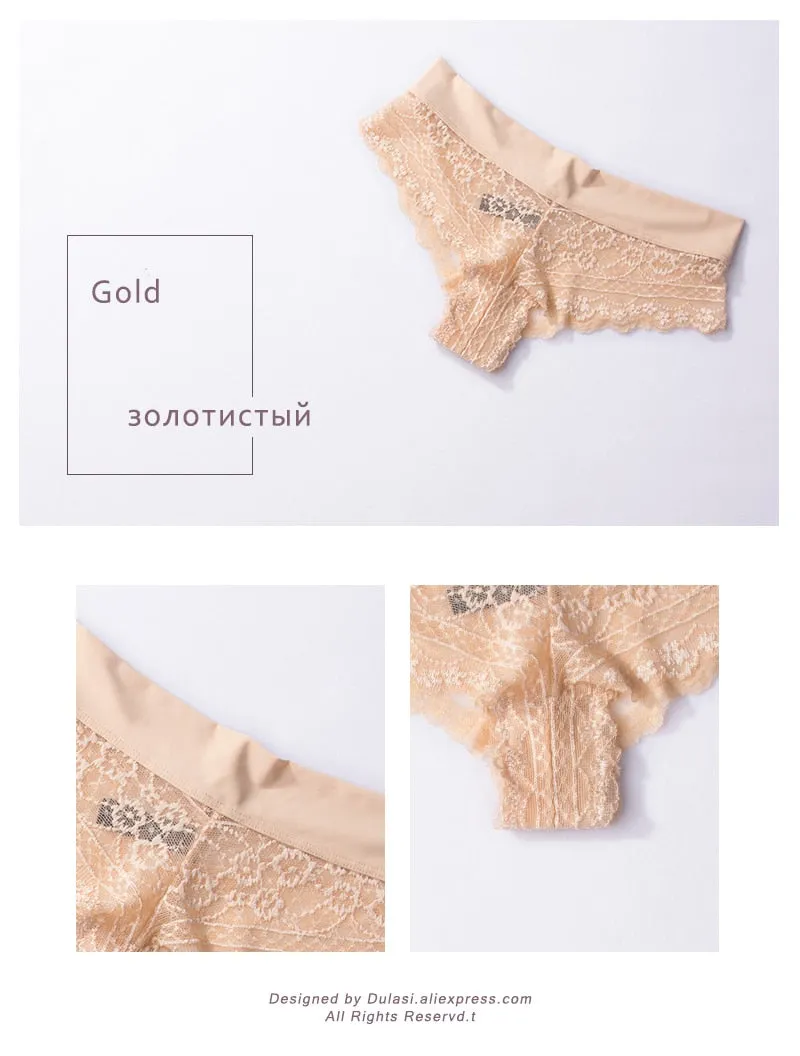 3 Pack Ultra Soft Lace Panties Thongs G Strings Seamless Underwear  Panty Briefs