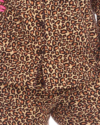 3 Piece Pajama Set | Brown Cheetah