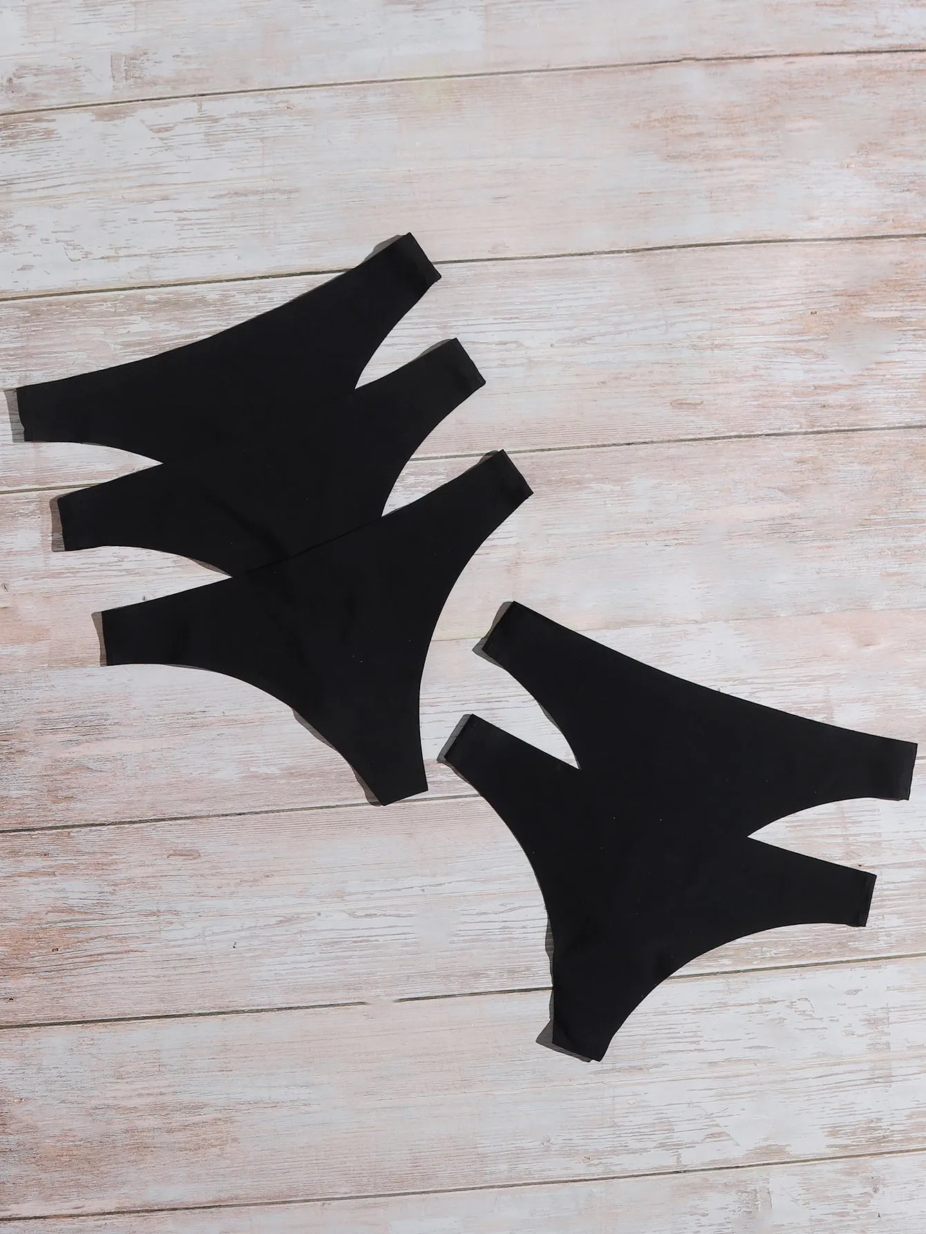 5pack No Show Thong Set