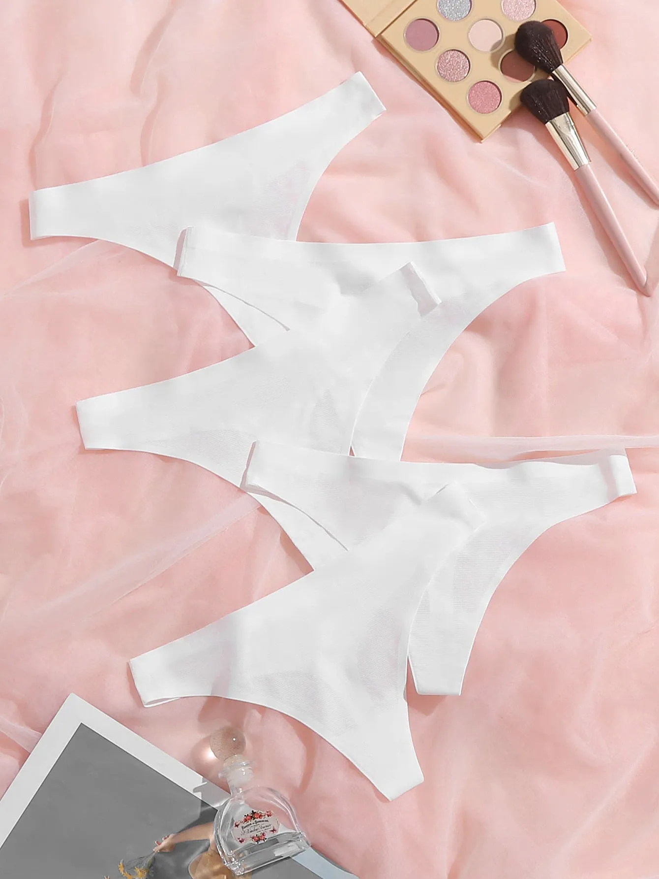 5pack No Show Thong Set
