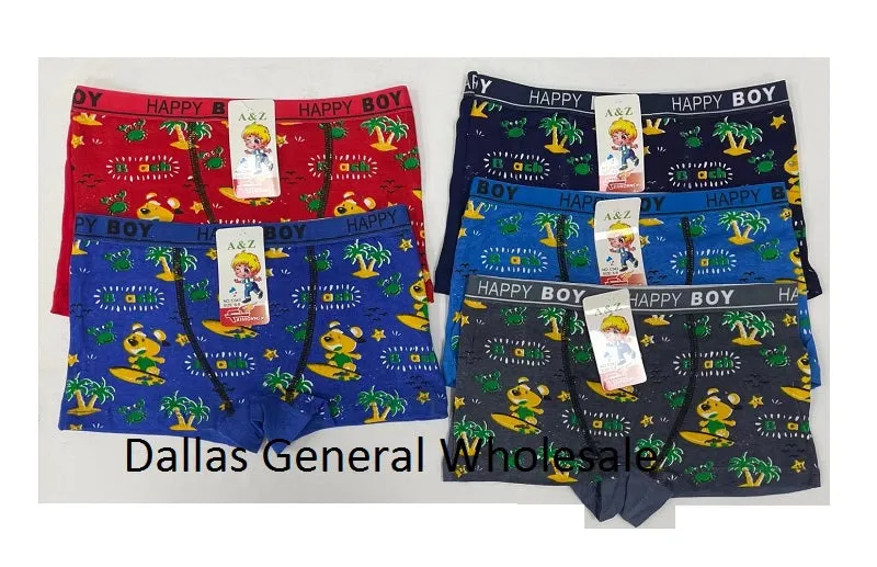 5PC Little Boys Surfer Briefs Wholesale