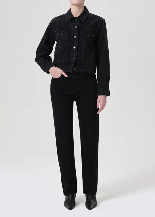 90's Pinched Waist High Rise Straight in Crushed Soft Road Trip Youth Style Anti Snag Thread Technology