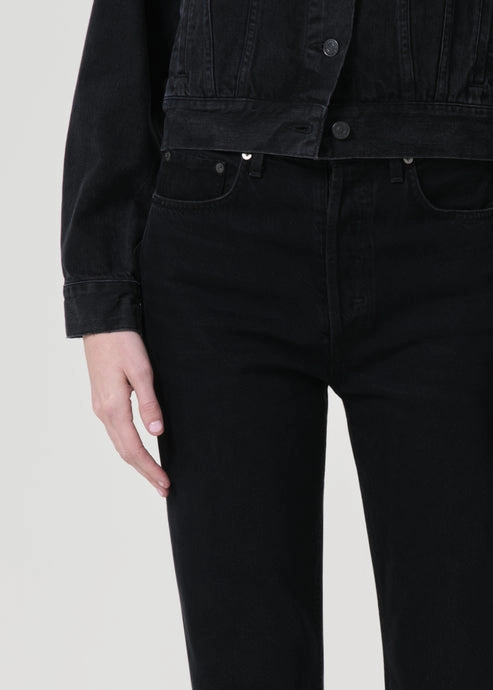 90's Pinched Waist High Rise Straight in Crushed Everyday Pick Everyday Loose