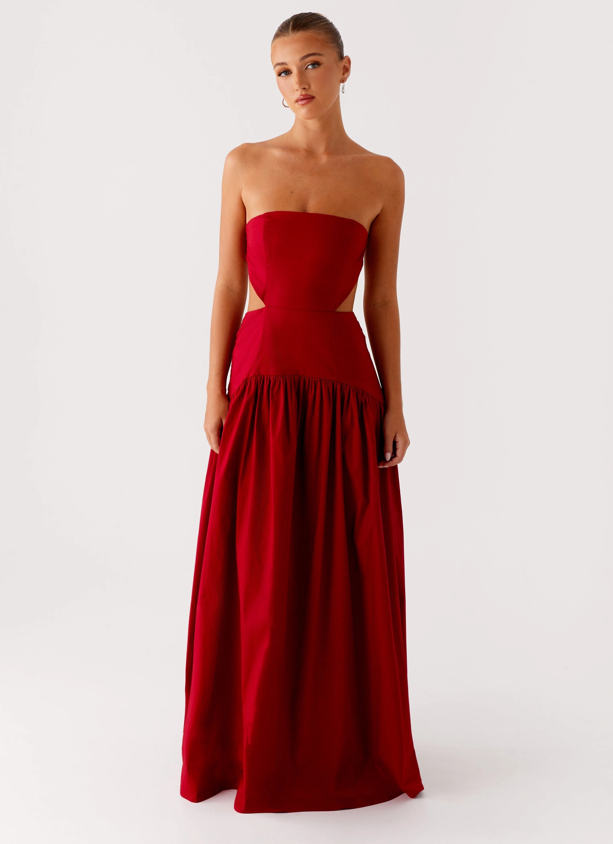 Aamari Maxi Dress - Red Inclusive Fit Flexible Cut