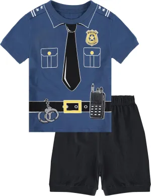 A&J DESIGN Cotton Printed Pjs for 2-14 Years Kids, 2-Piece Pajamas Set