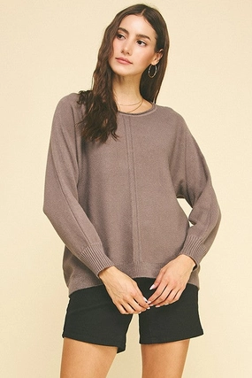 Quick Dry Technology Grey Long Sleeve Sweater