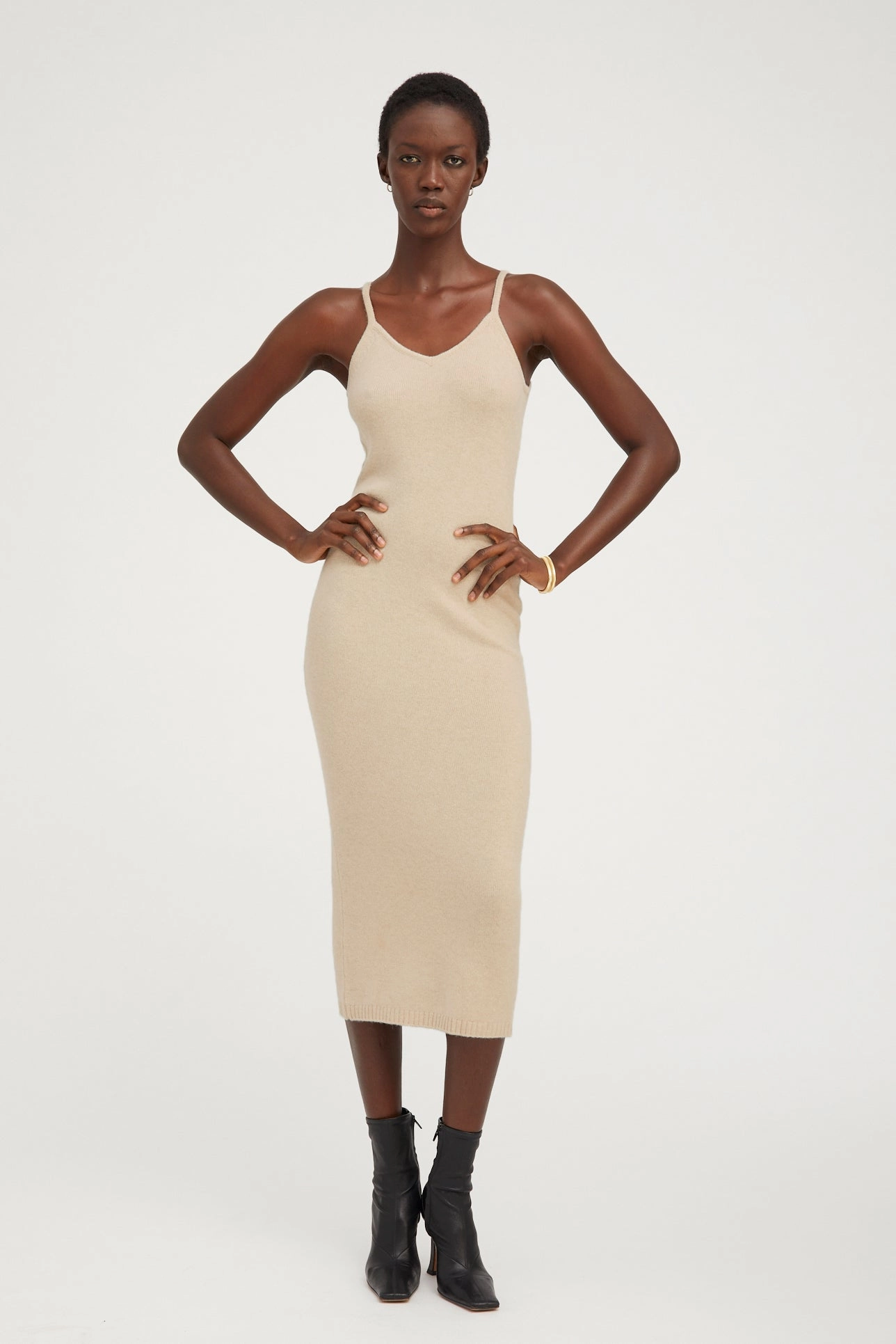 Oat Cashmere Tank Dress City Casual