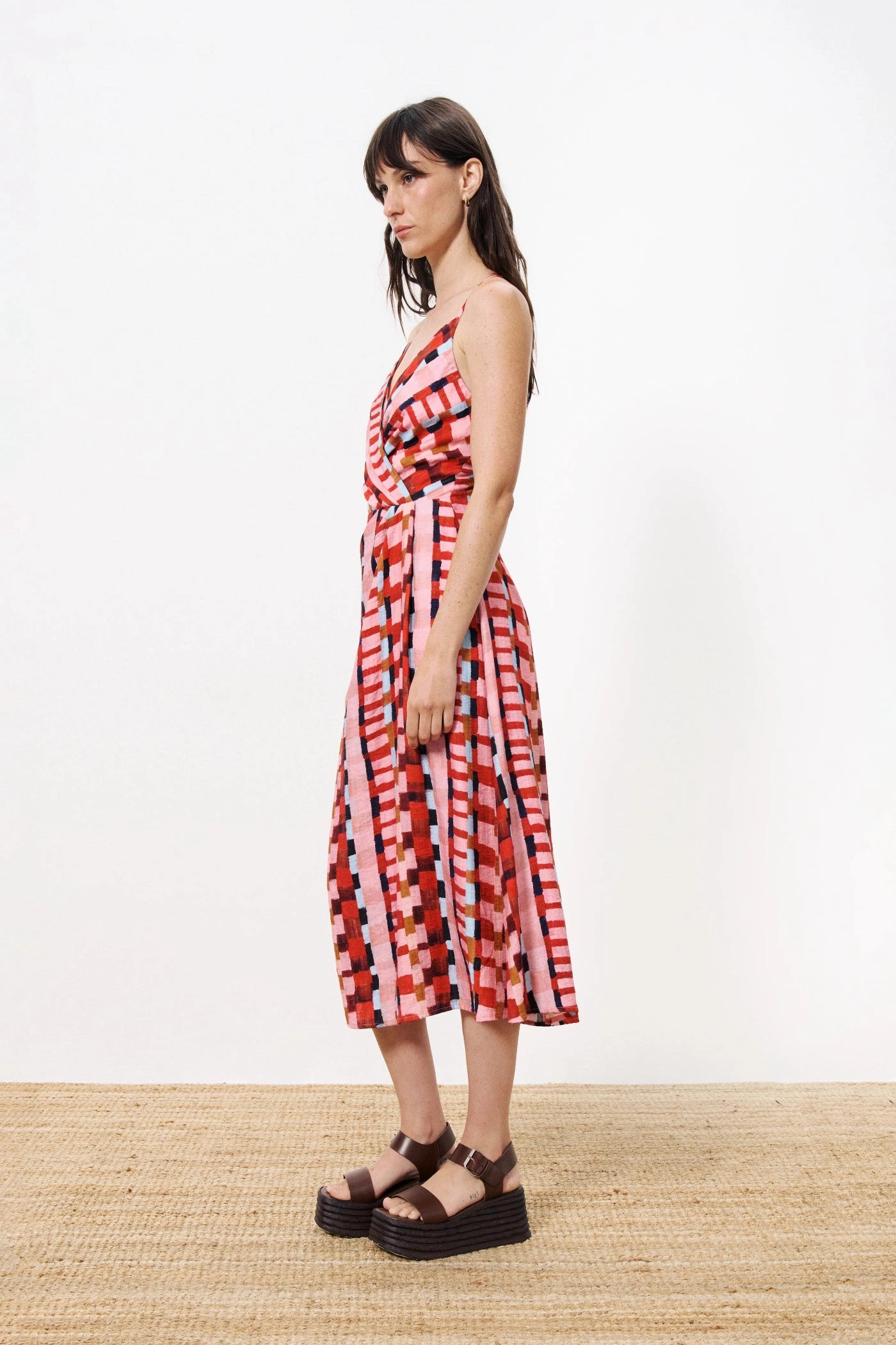 AELIG ROUGE MIDI DRESS Pretty Glow