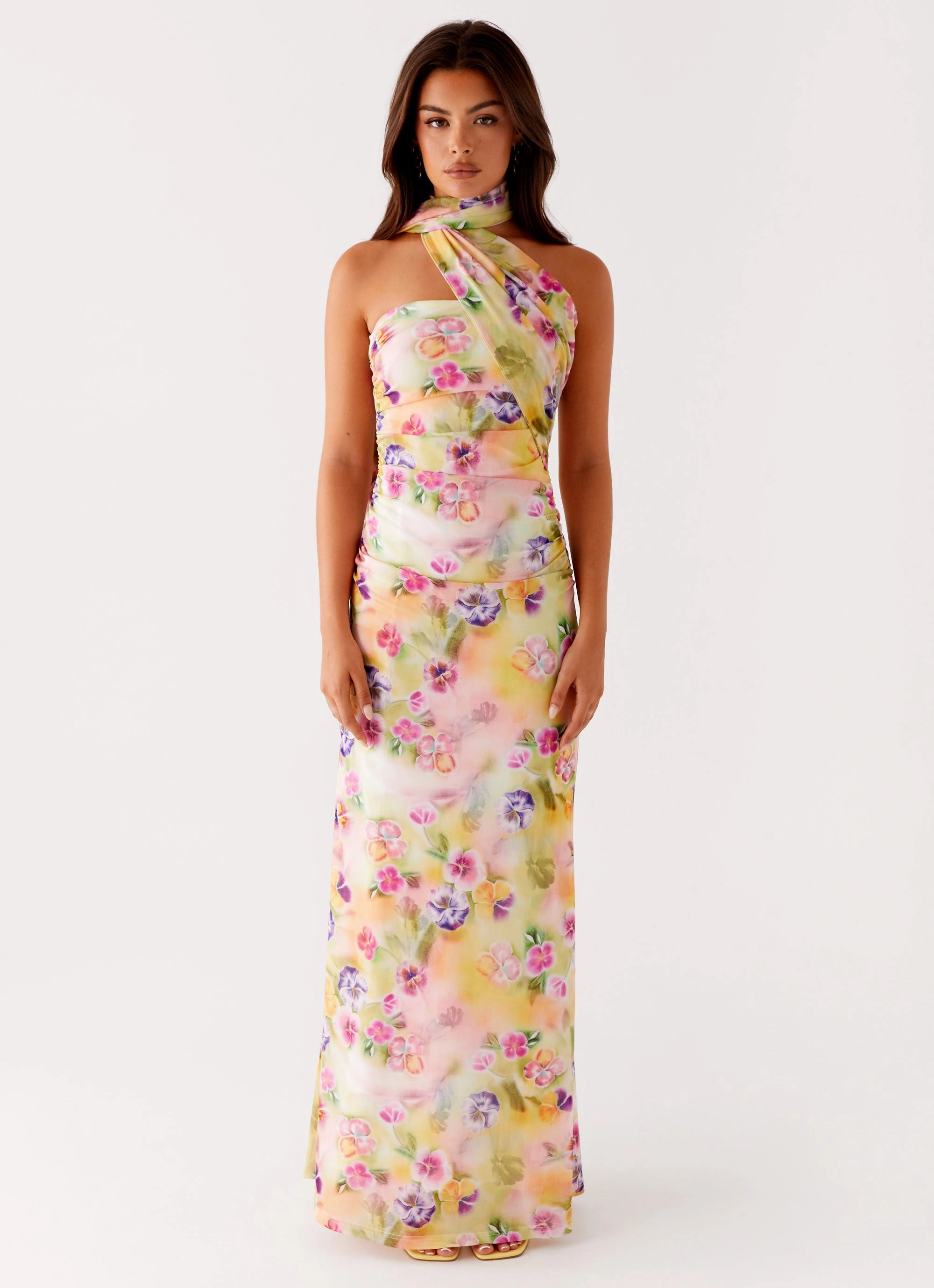 Breathable Style Songbird Maxi Dress - Sunburst Floral
