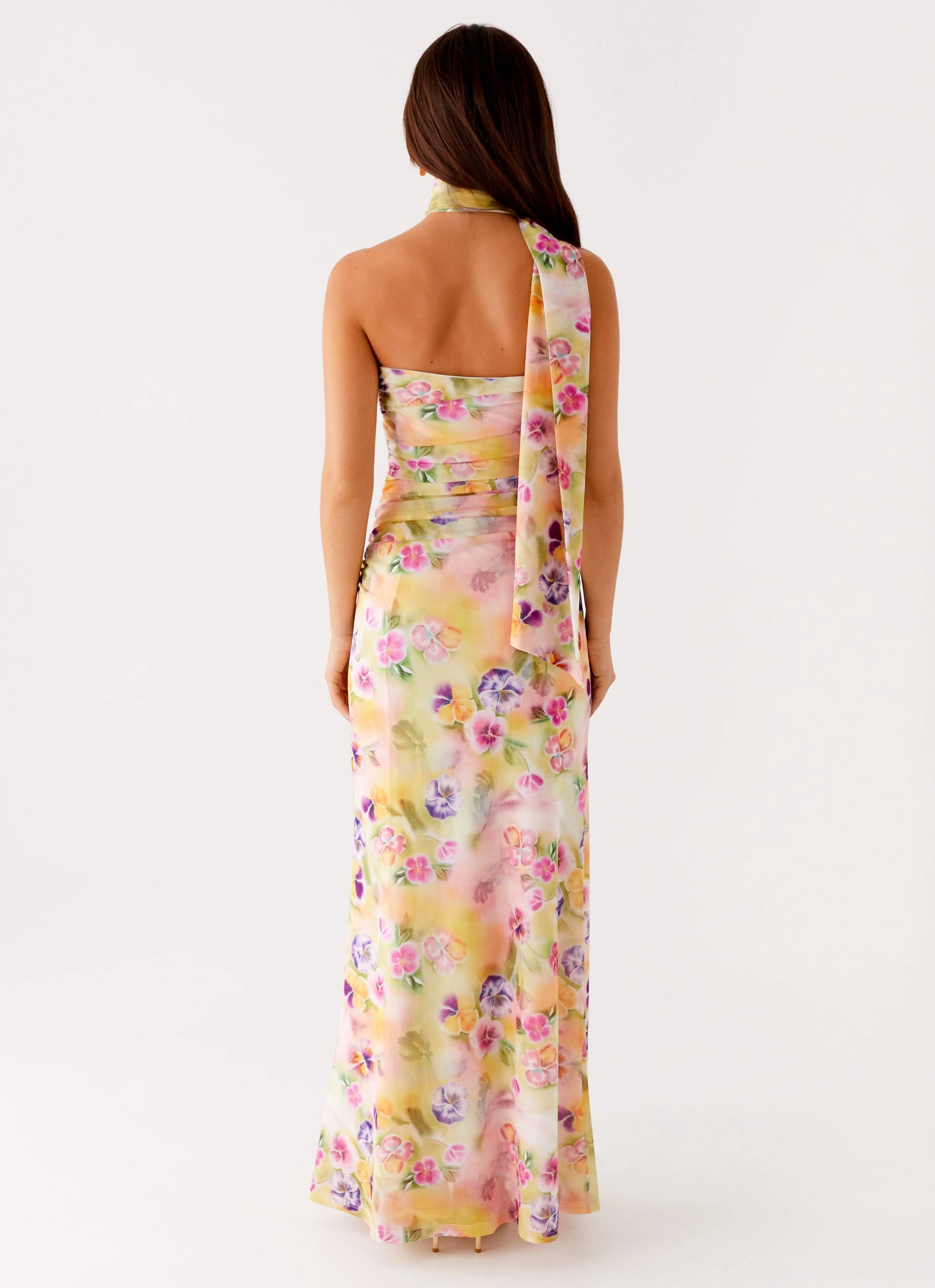 Trendy Appearance Songbird Maxi Dress - Sunburst Floral