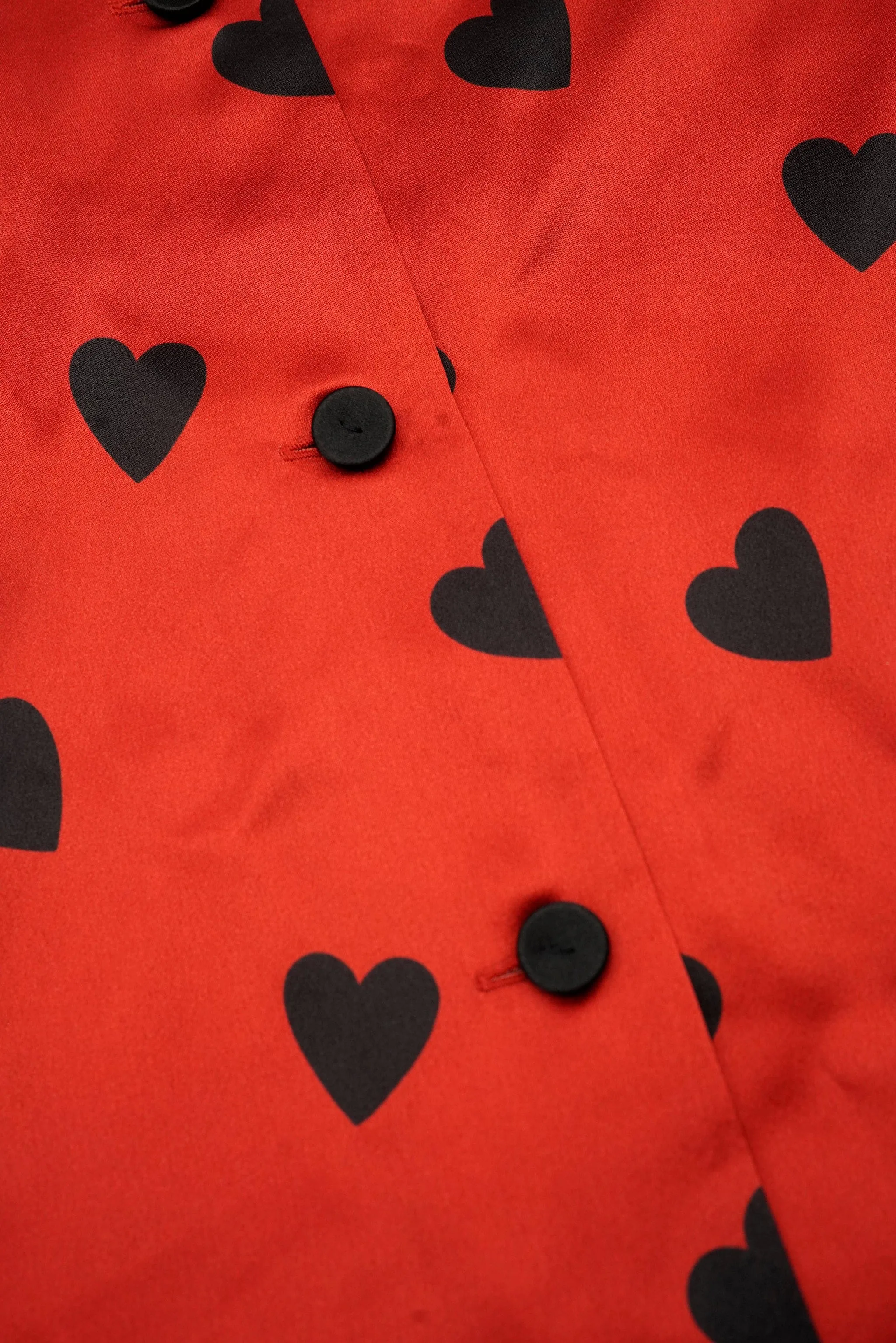 Agent Provocateur Hart Pajamas top black and red size 8  ASL6106