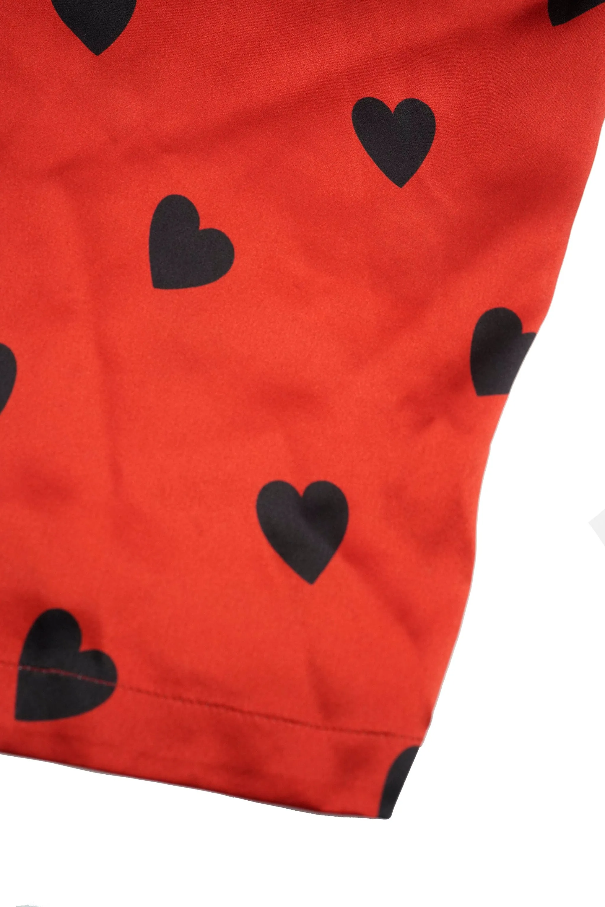 Agent Provocateur Hart Pajamas top black and red size 8  ASL6106