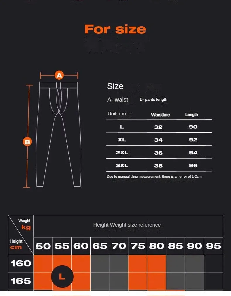 Aidase Mens Long Johns Underwear Solid Color Male Leggings Hombre Sexy Thermal Underpants Cotton Elasticity Tight Thermal Underwear