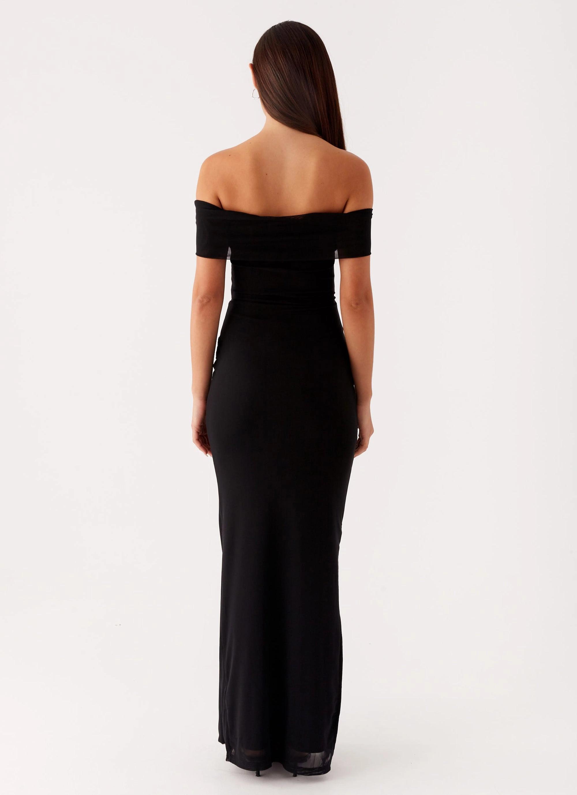 Aileen Maxi Dress - Black Adjustable-Length