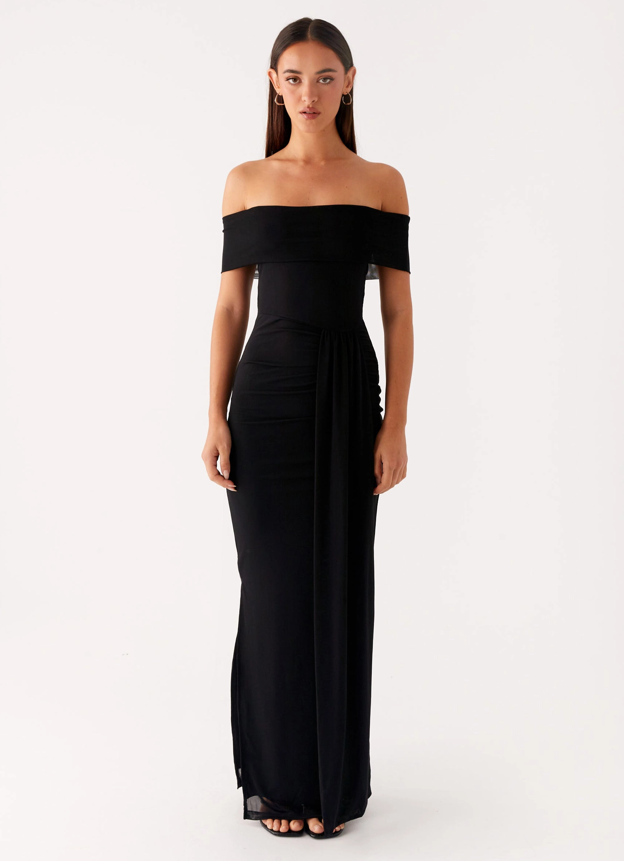 Aileen Maxi Dress - Black Versatile Edge Timeless Soft