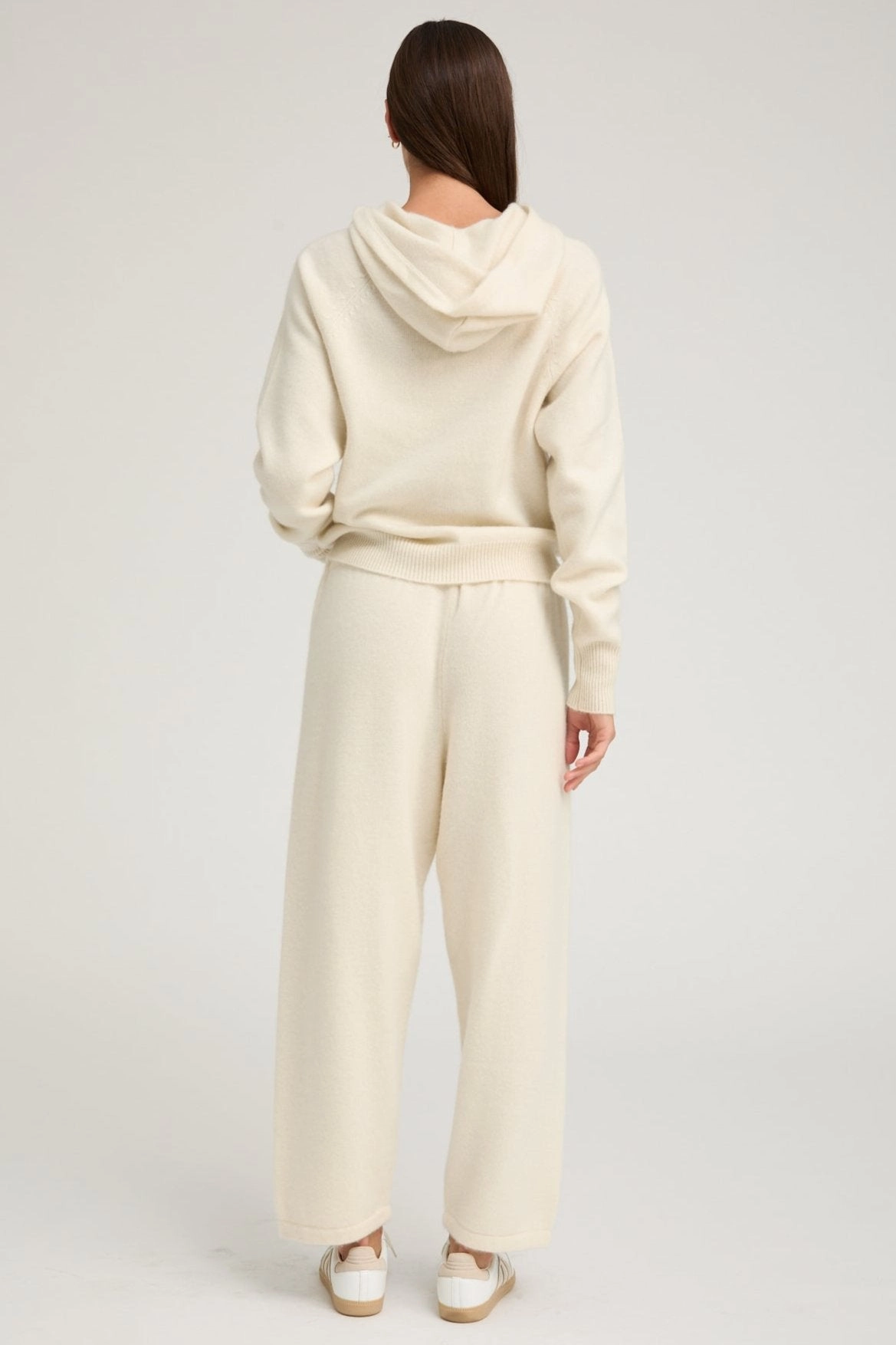 MultiPanel Design Ivory Cashmere Sweatpants