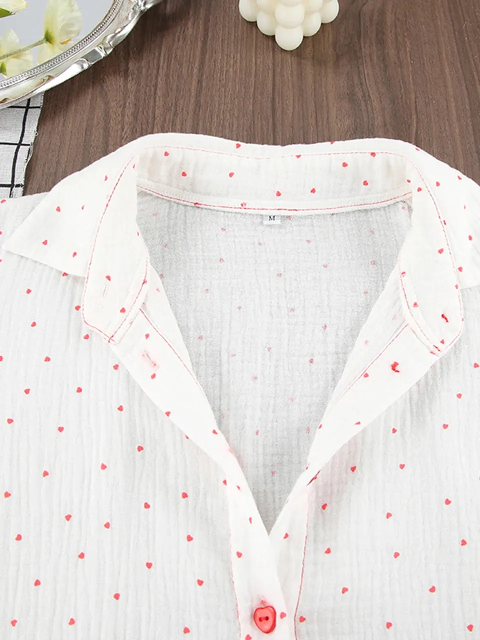 Airy Cotton Pajamas Set for All-Night Comfort