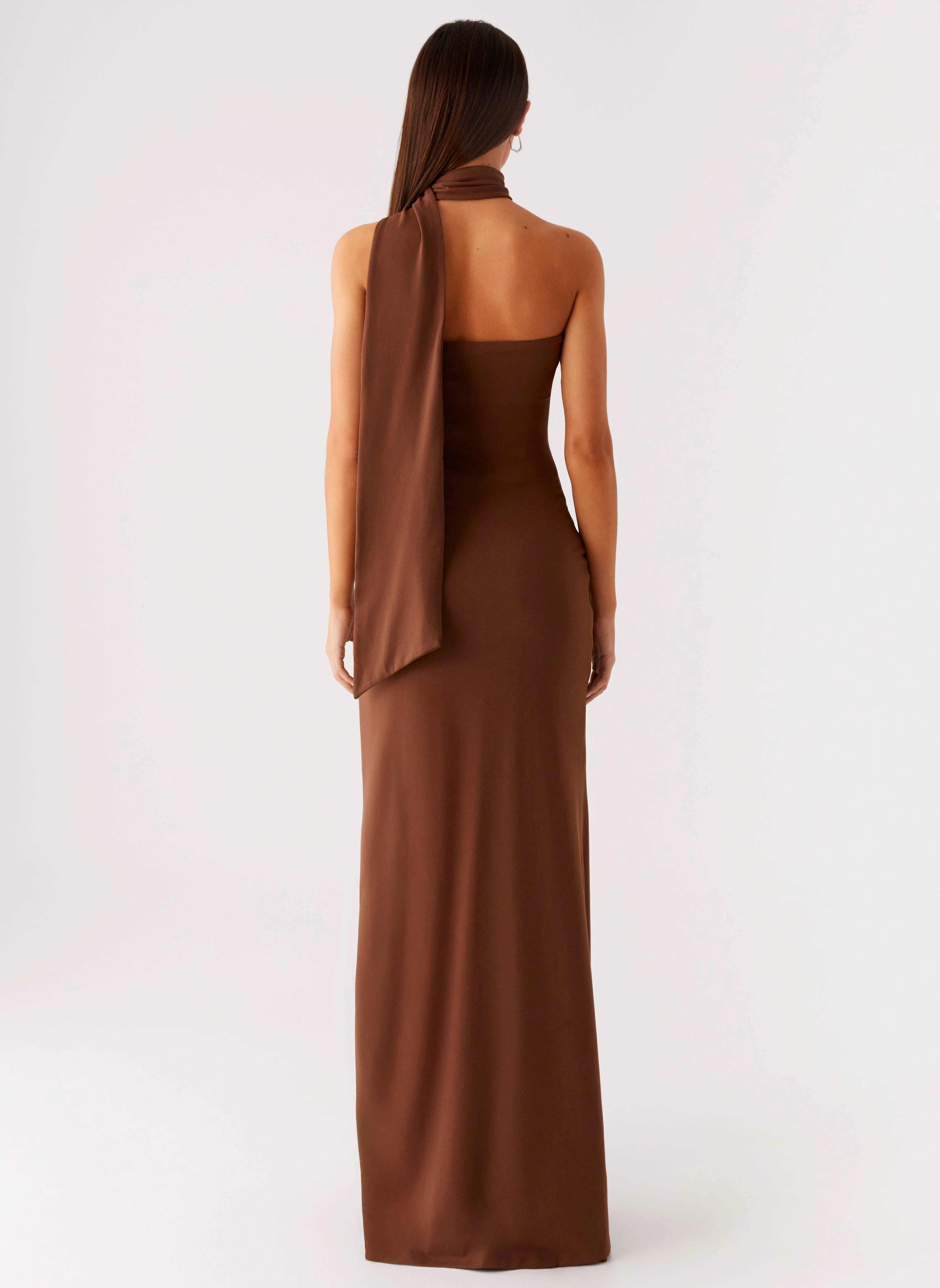 Olive Bloom Maxi Dress - Chocolate Flow Ready All-season garment