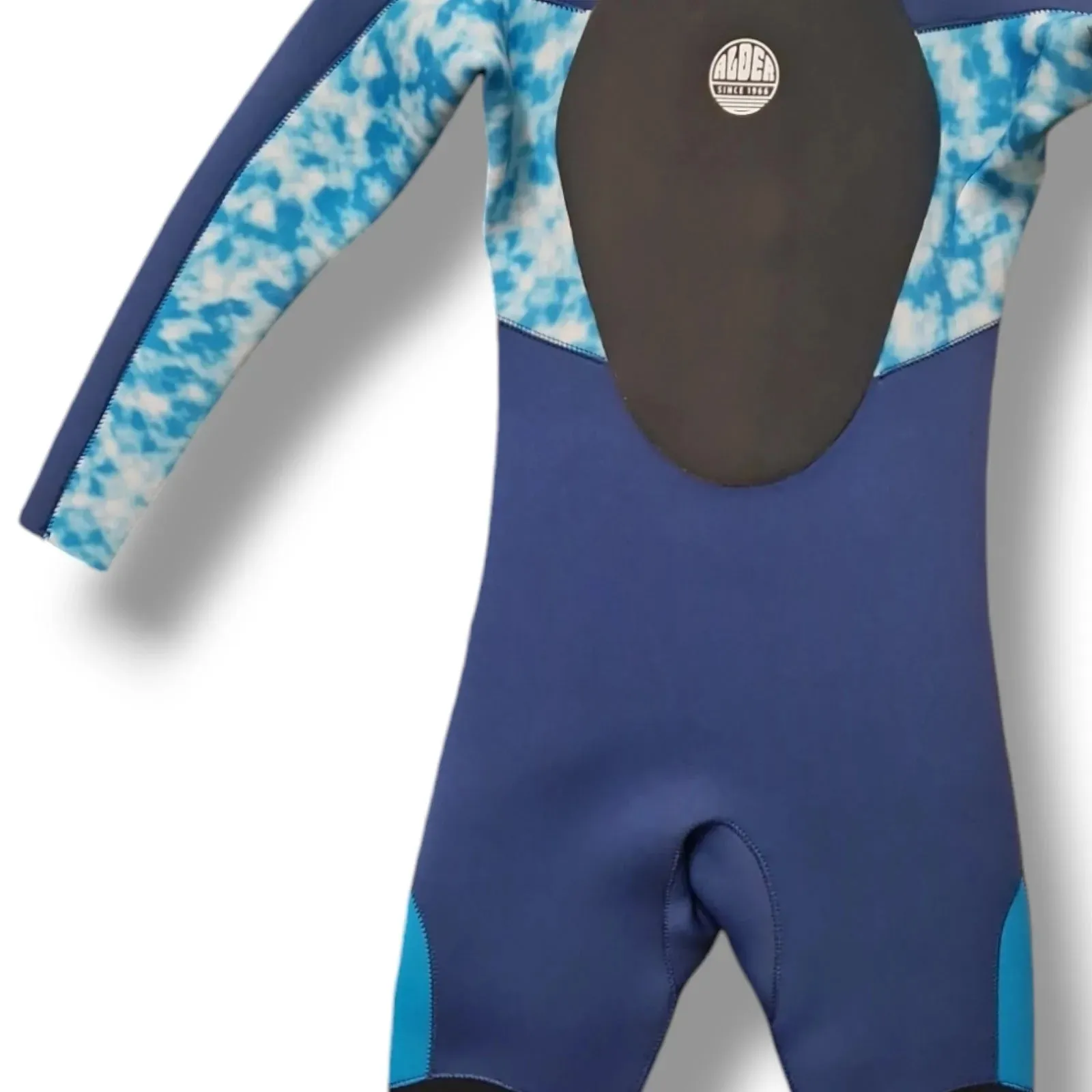 Alder Kids Stealth Junior 5/4/3mm Back Zip Blue Wetsuit