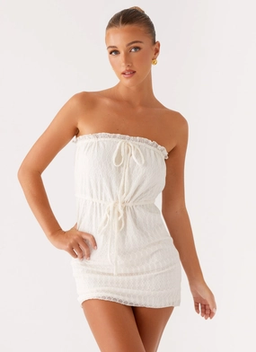 Alina Mini Dress - Ivory New Spirit