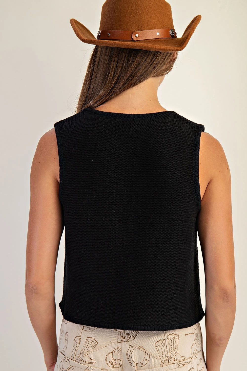 All At Once Sweater in Black Multi Way Adjustable Fit
