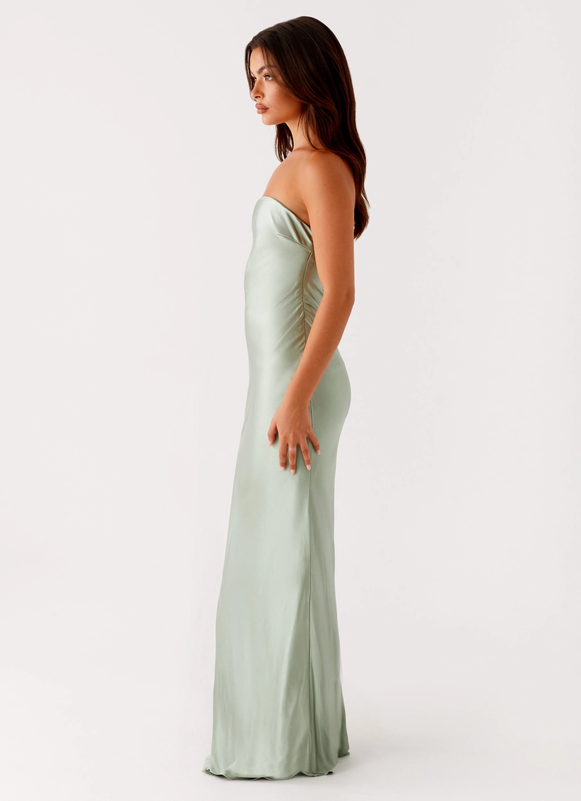 Monte Carlo Maxi Dress - Sage Chill Lines Lux Look