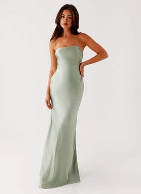 Bold Movement Monte Carlo Maxi Dress - Sage