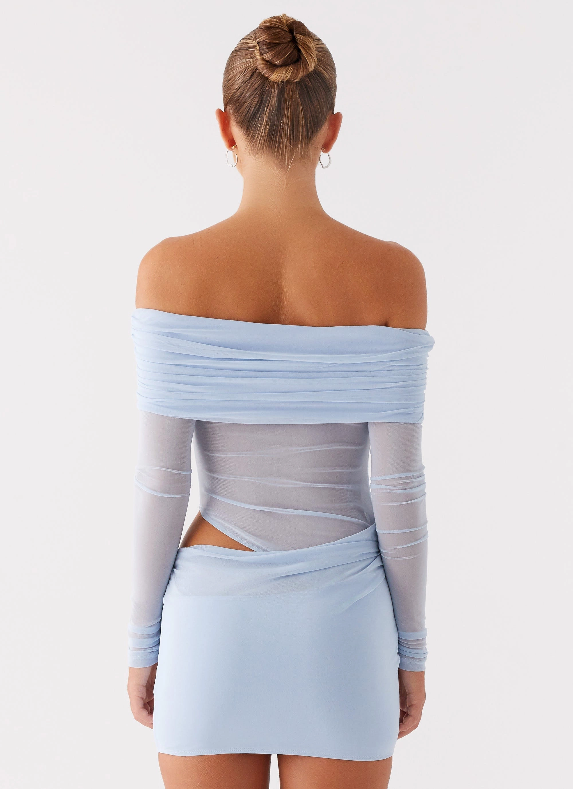 No Doubt Mini Dress - Blue Emerging-Brand Chic casual