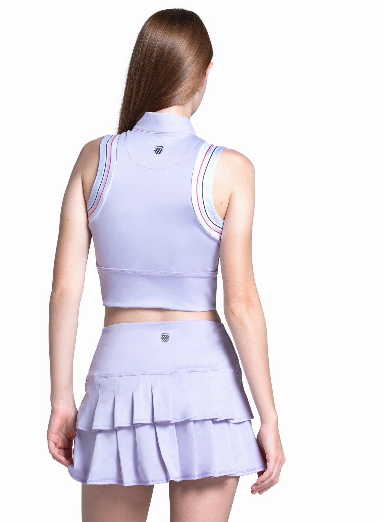 DurableStitching Edge Cut Crop Tank