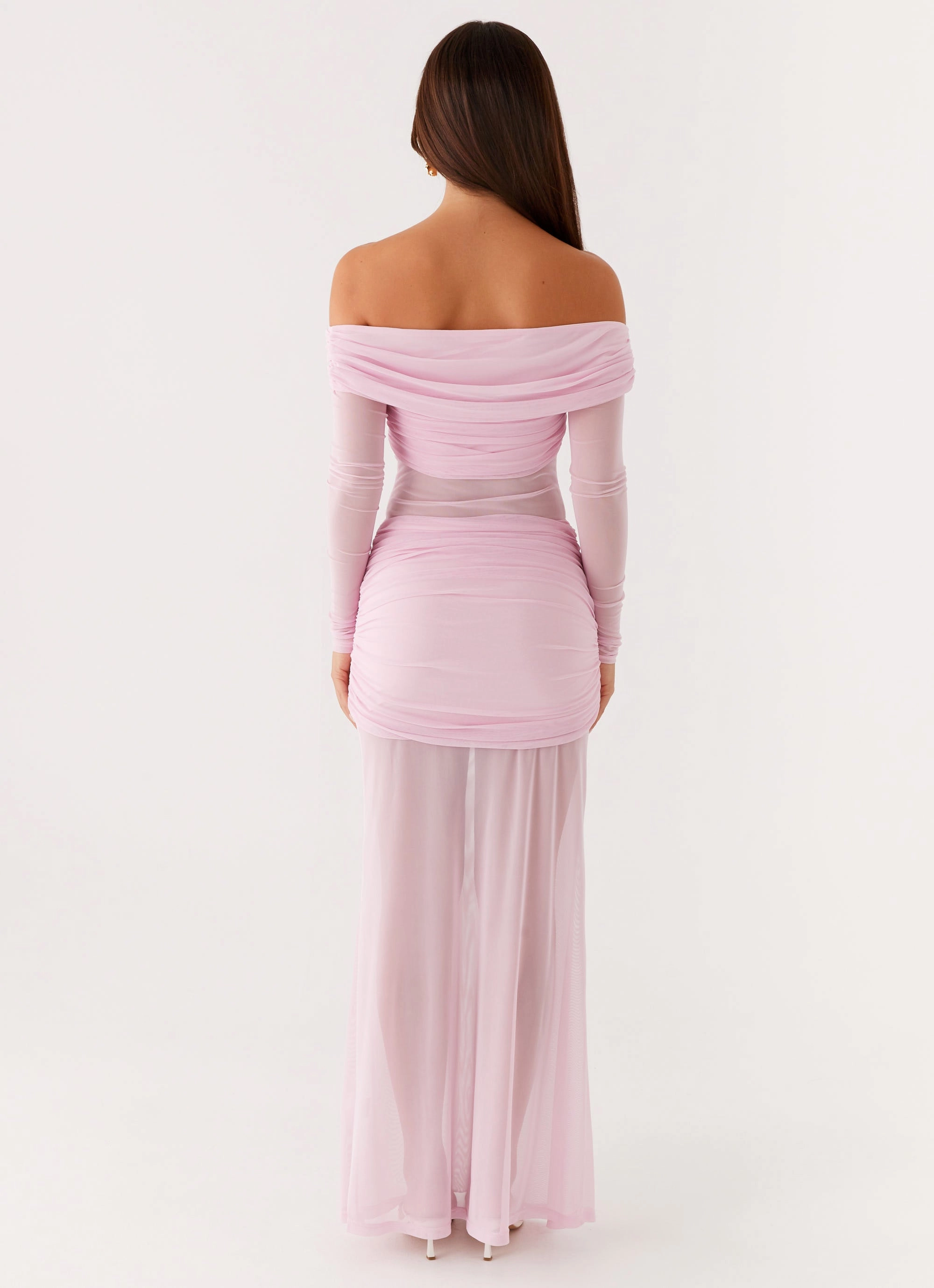 Alter Ego Maxi Dress - Pink Elegant Look