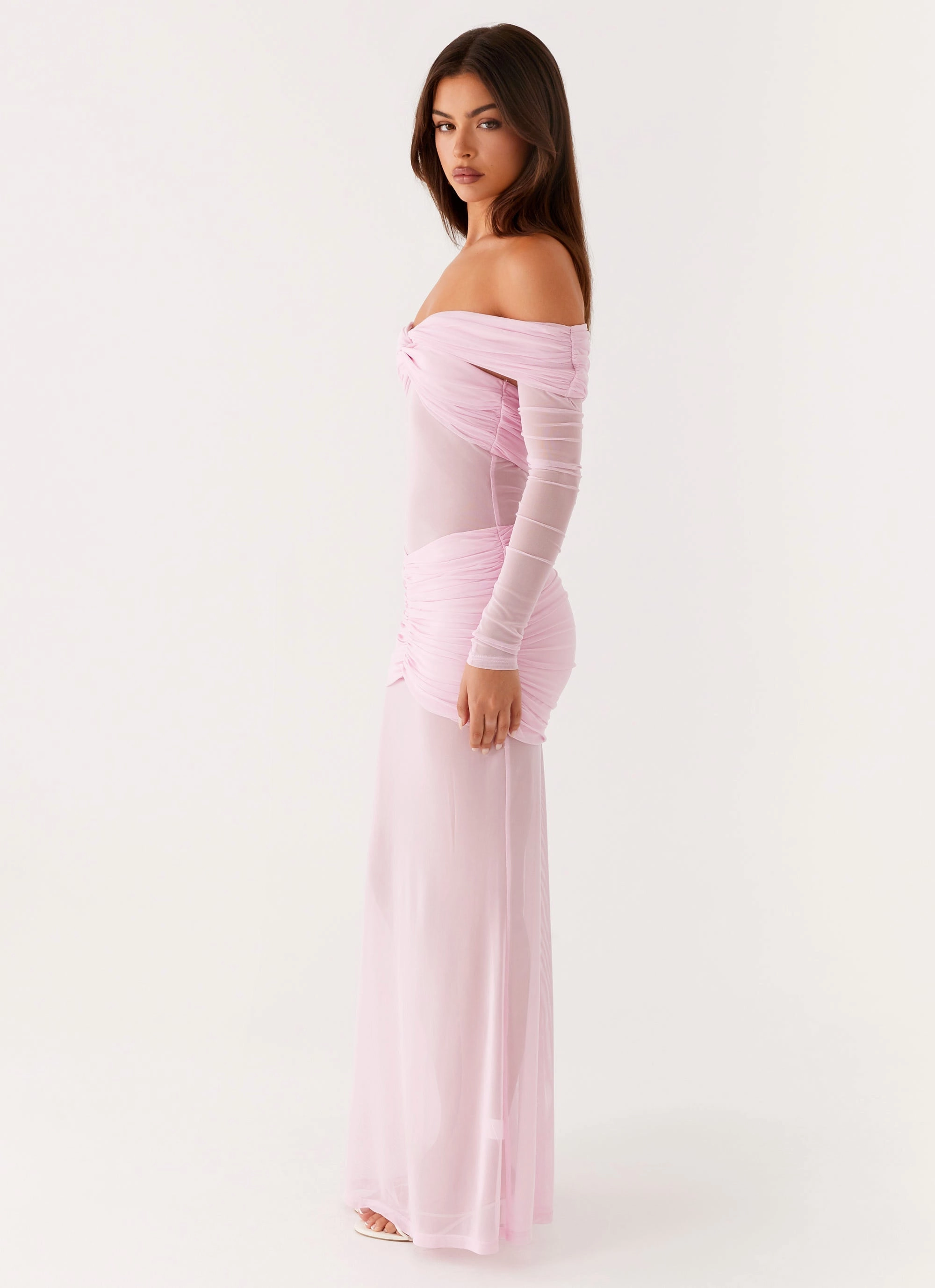 Alter Ego Maxi Dress - Pink Formal Aura Minimal Mood