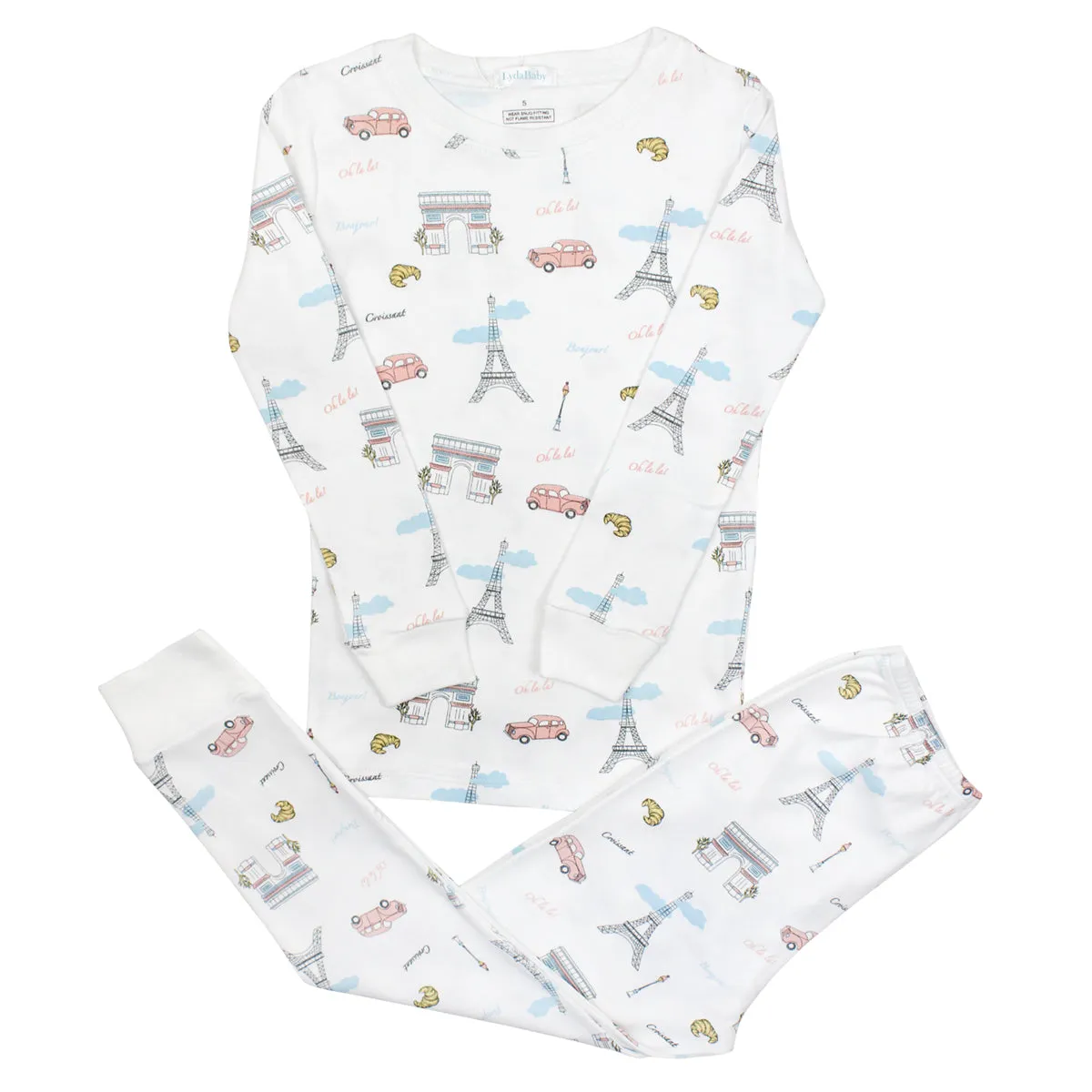Always Paris Printed Pajamas  | Girl