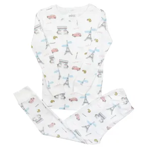 Always Paris Printed Pajamas  | Girl