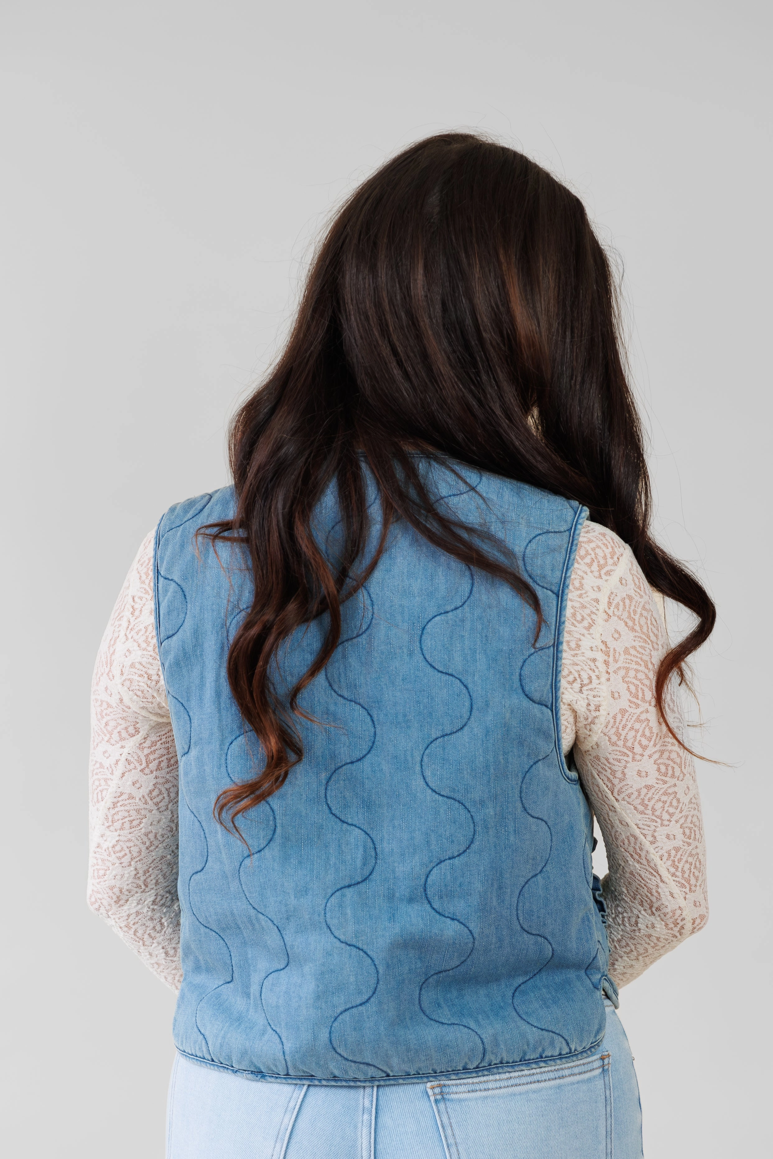 Festival Outfit Affordable Sunny Vibes MARGOT DENIM VEST