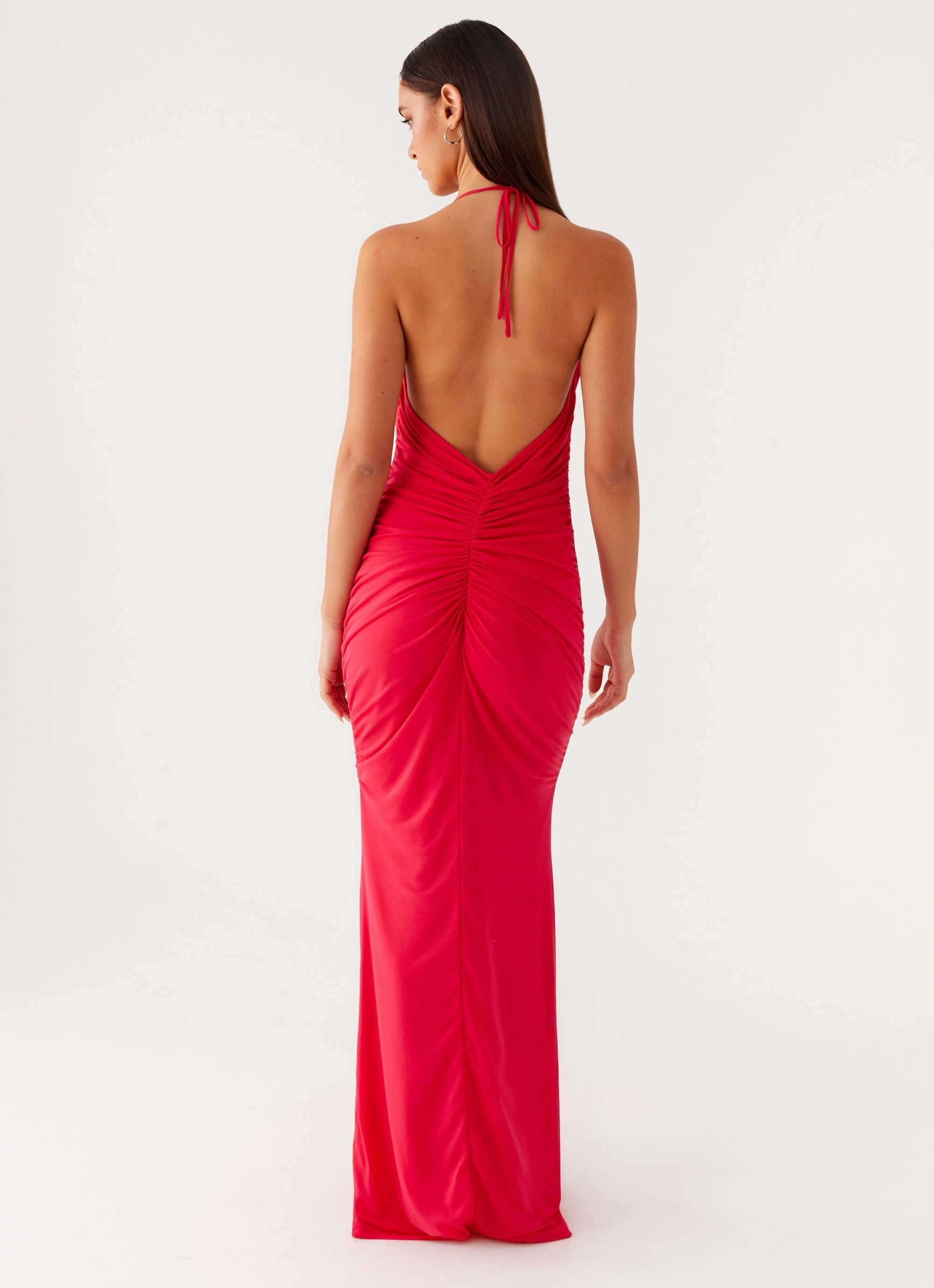 Minimalist Fit Amari Maxi Dress - Raspberry