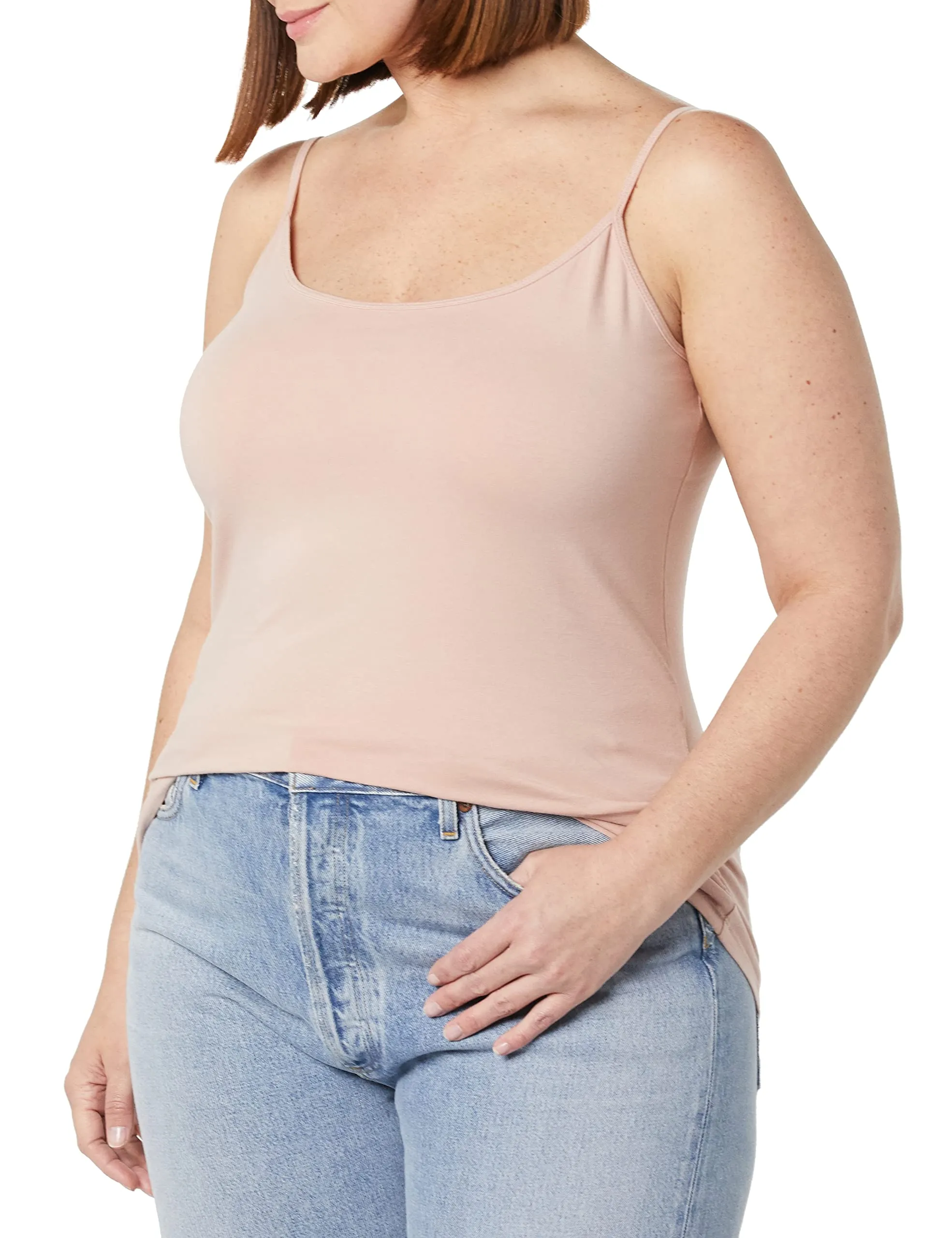 Amazon Essentials Women's Slim-Fit Camisole, Pack of 4