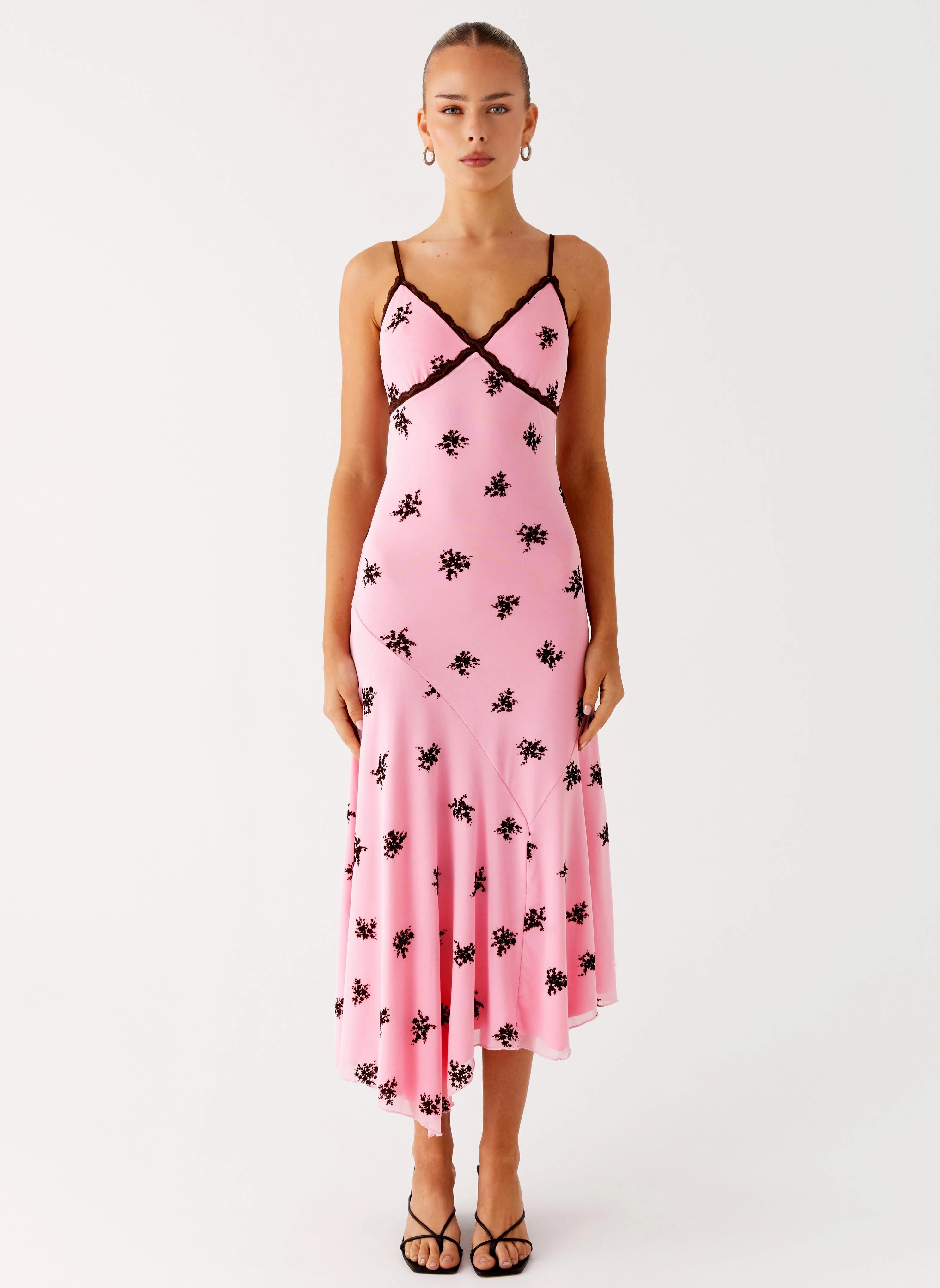 Smooth Vibes Amelia Midi Dress - Pink