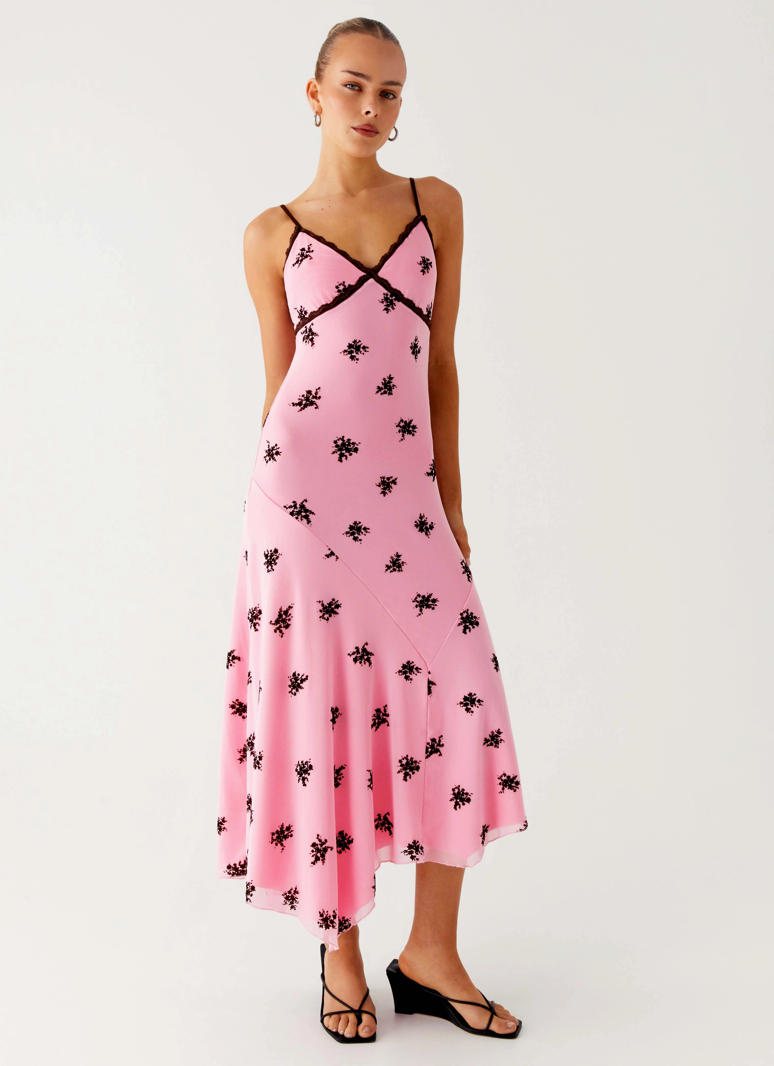 Amelia Midi Dress - Pink MoistureWickingTechnology